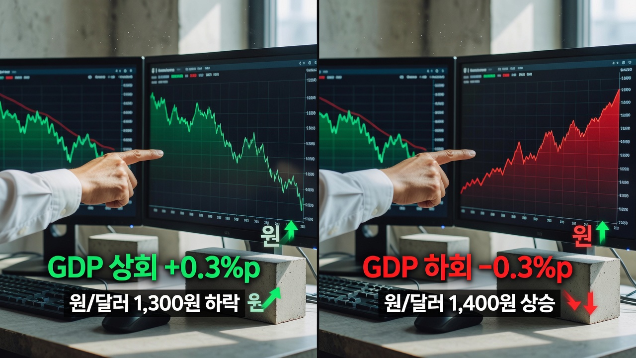 한국 GDP 성장률 발표 후 환율은 어떻게 움직일까