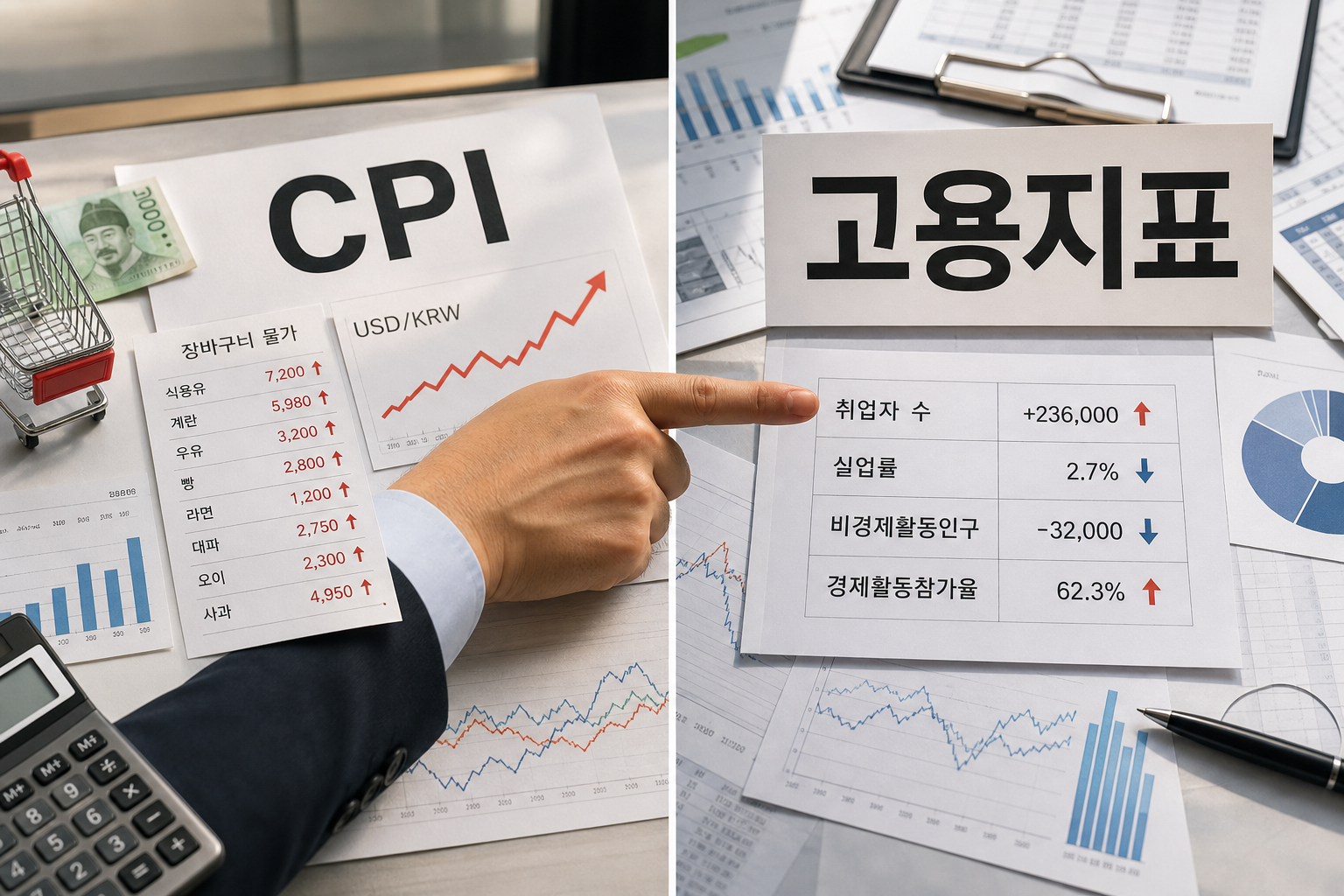 CPI와 고용지표가 환율에 주는 영향 비교: 경제 지표 분석