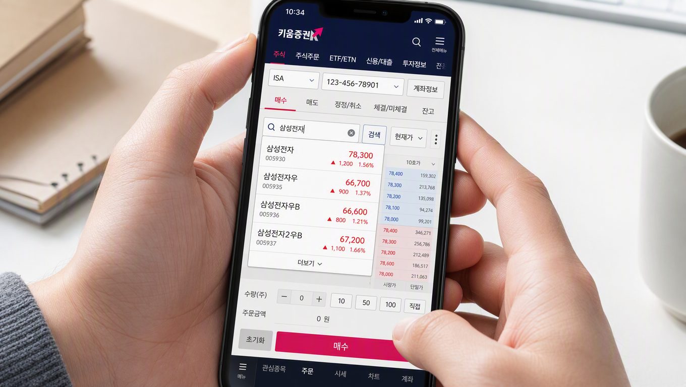 isa계좌 개설 후 주식 매매 방법과 종목 검색 팁