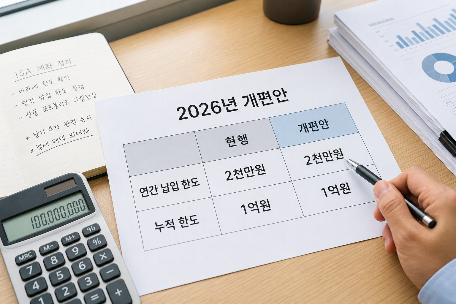 ISA 계좌 한도 관련 최근 제도 변경 내용과 적용 시점 — isa계좌 한도