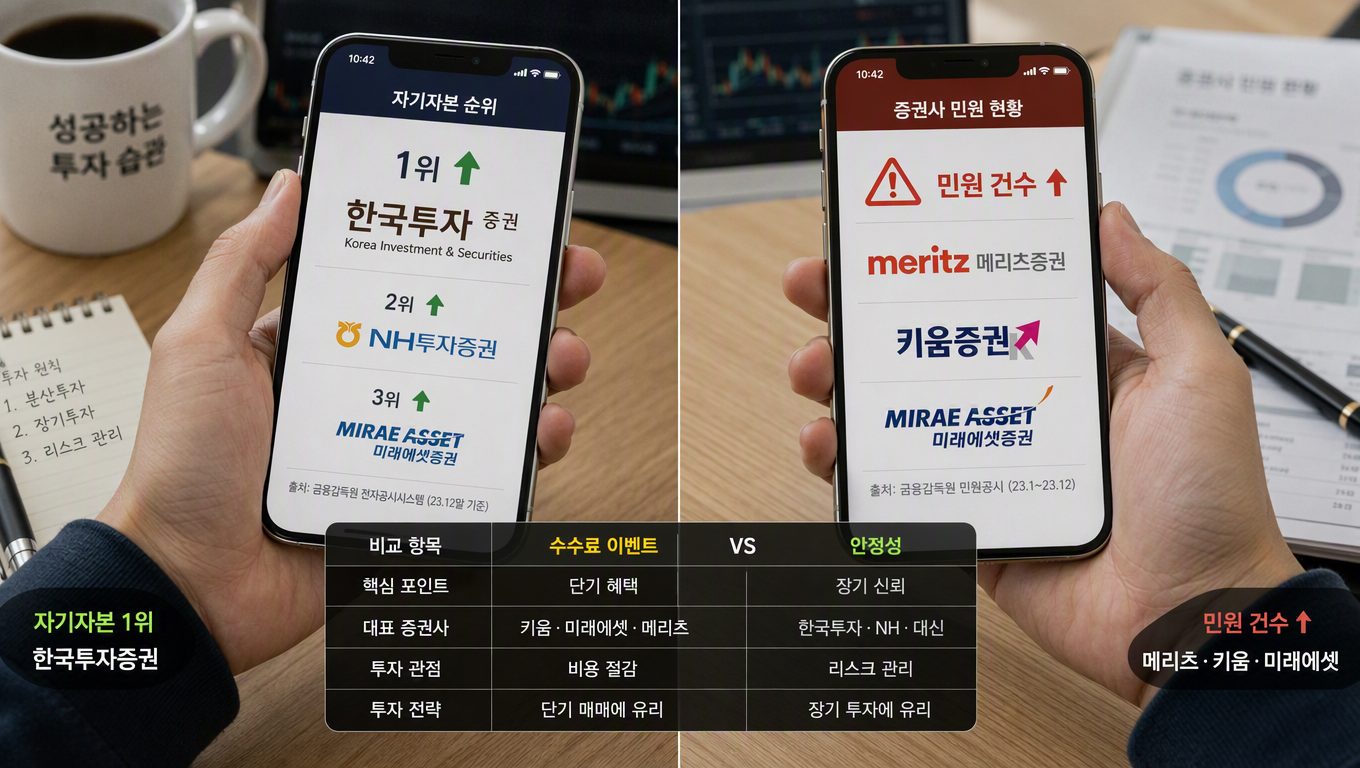 증권사 순위만 보고 선택하면 안 되는 이유와 실제 이용 시 주의점