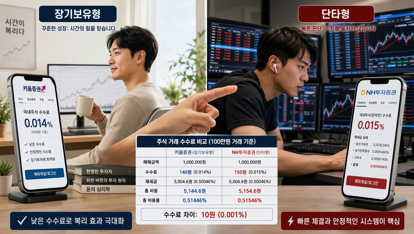 증권사 수수료 비교 추천 기준: 투자 스타일별 최적 증권사 찾기