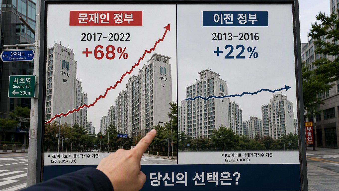 문재인 정부 부동산 가격과 이전 정부 비교 시 반드시 확인할 5가지 기준