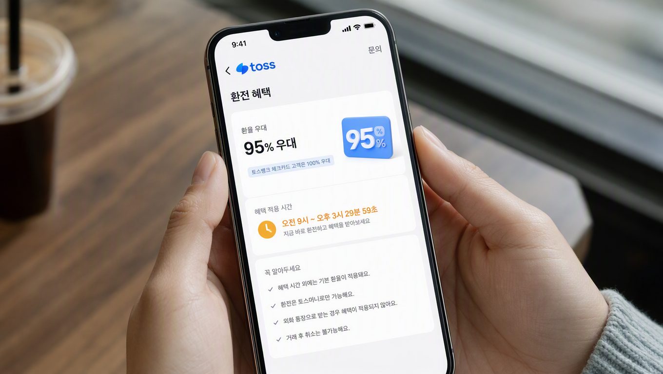 토스 환전 우대 시간 확인과 적용 기준