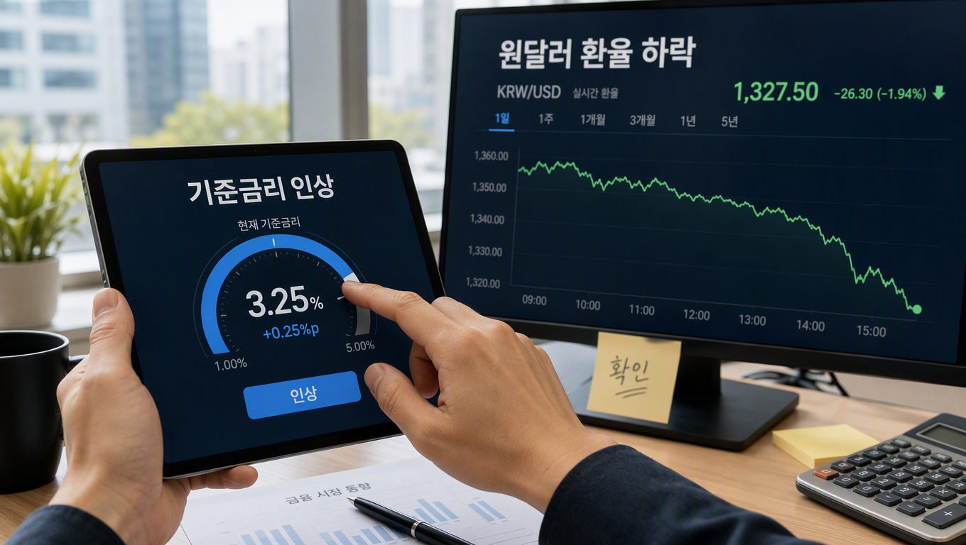 금리 변화가 원달러 환율에 미치는 영향과 금리 환율 상관관계