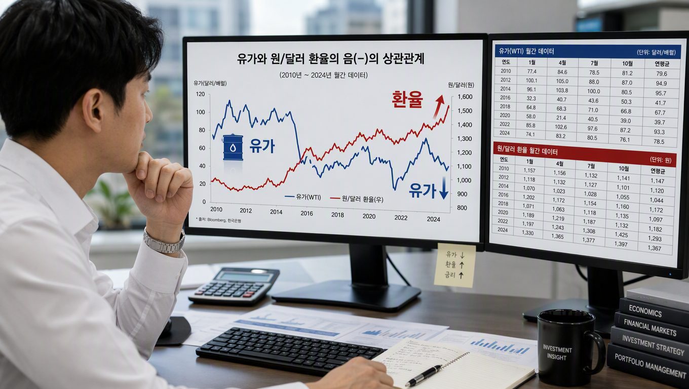 유가 환율 관계가 단기 충격에 미치는 영향