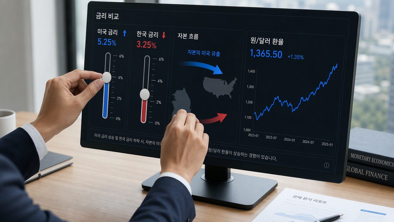 금리 변화가 한국 환율과 자산 가격에 미치는 영향 금리 환율 영향