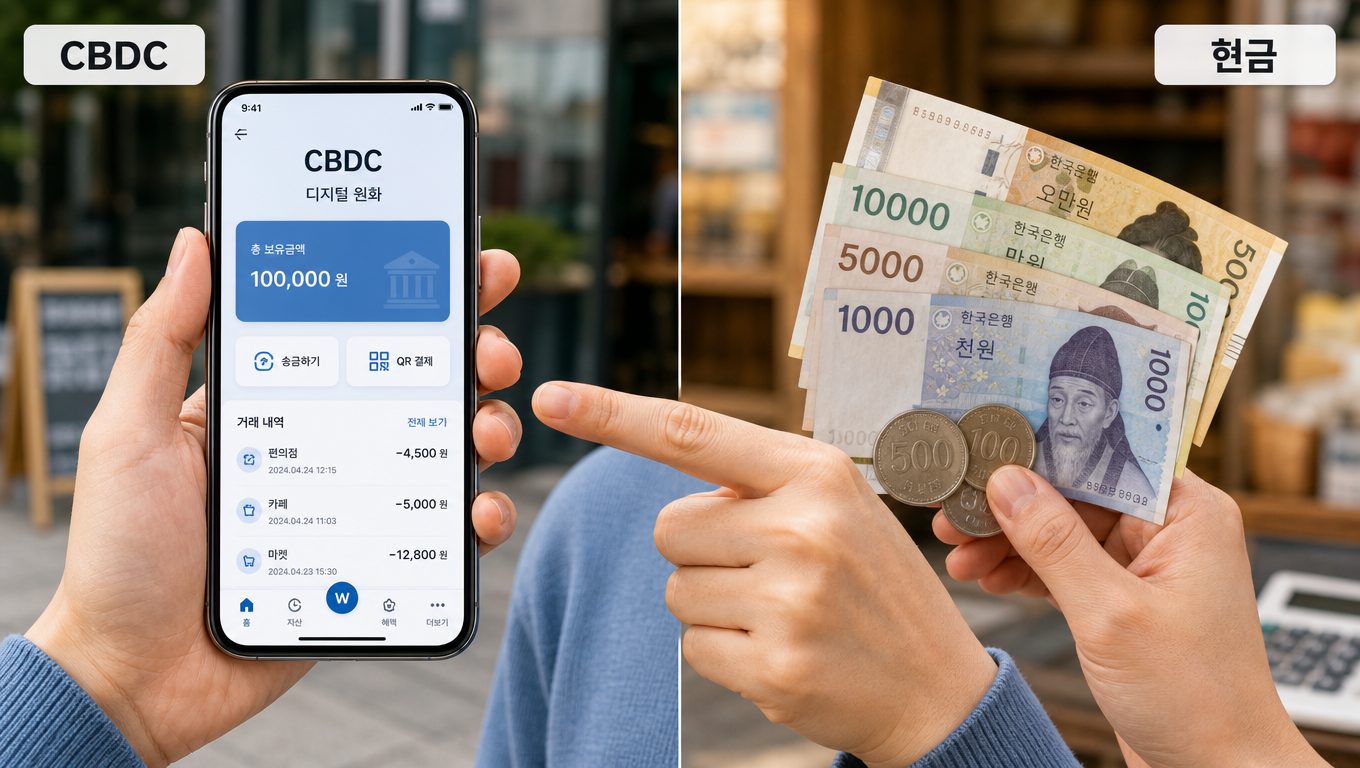cbdc란 무엇이며 기존 화폐와 어떻게 다른가요?