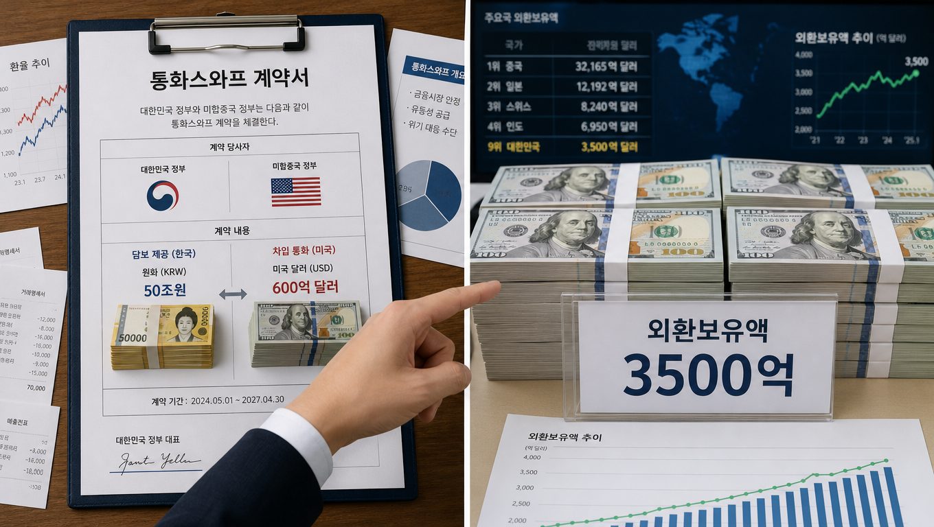 통화스와프 외환보유액 차이와 투자 활용 전략