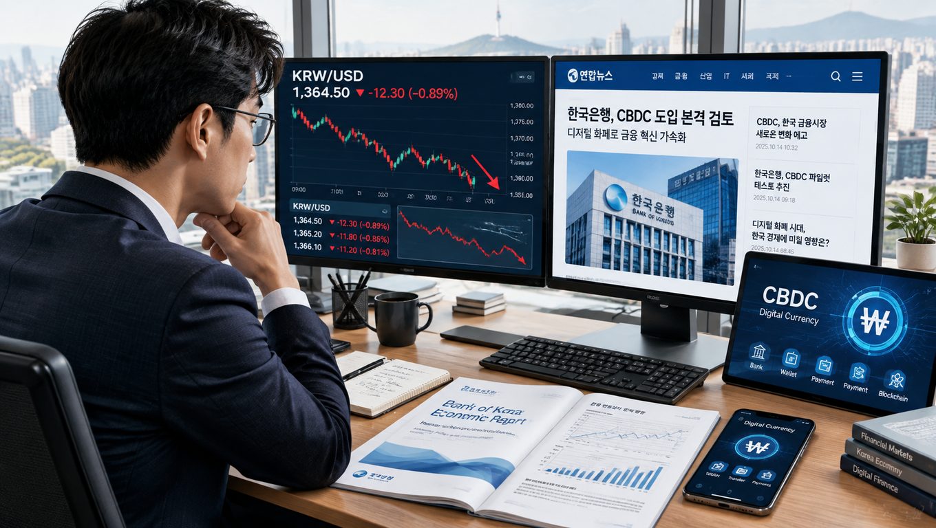 CBDC 뉴스가 원달러 환율에 미치는 영향